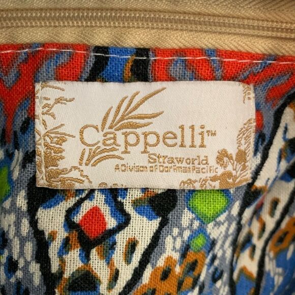Cappelli StraWorld Straw/Fabric Bucket Bag - Picture 3 of 4